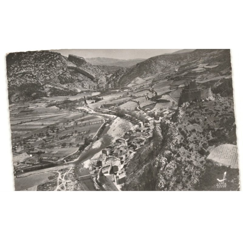 PADERN: vue générale, les gorges du verdouble vue aérienne 10X15 - très bon état