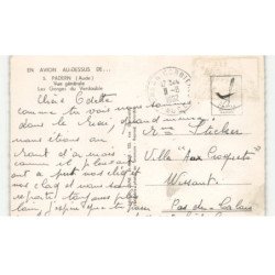 PADERN: vue générale, les gorges du verdouble vue aérienne 10X15 - très bon état