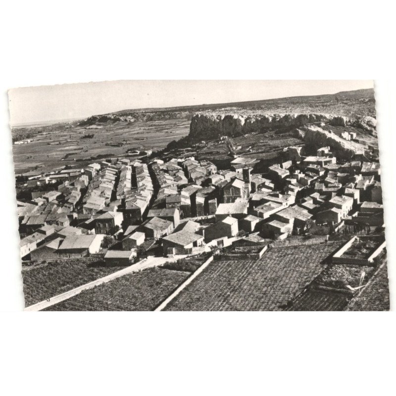 ROQUEFORT-des-CORBIERES: vue générale vue aérienne 10X15 - très bon état