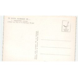 NARBONNE: l'hôtel de ville et la basilique saint-just vue aérienne 10X15 - très bon état