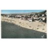 LEUCATE-PLAGE: la plage au fond l'étang de lecate vue aérienne 10X15 - très bon état