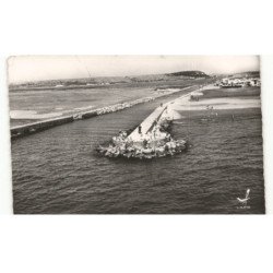 GRUISSAN-PLAGE: la jetée et le canal vue aérienne 10X15 - très bon état