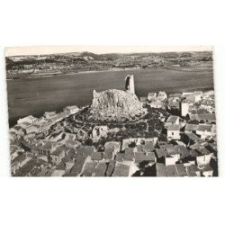GRUISSAN: la tour barberousse et vue générale vue aérienne 10X15 - très bon état