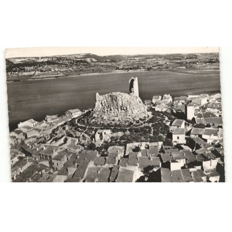 GRUISSAN: la tour barberousse et vue générale vue aérienne 10X15 - très bon état