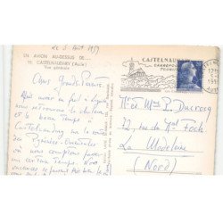 CASTELNAUDARY: vue générale vue aérienne 10X15 - très bon état