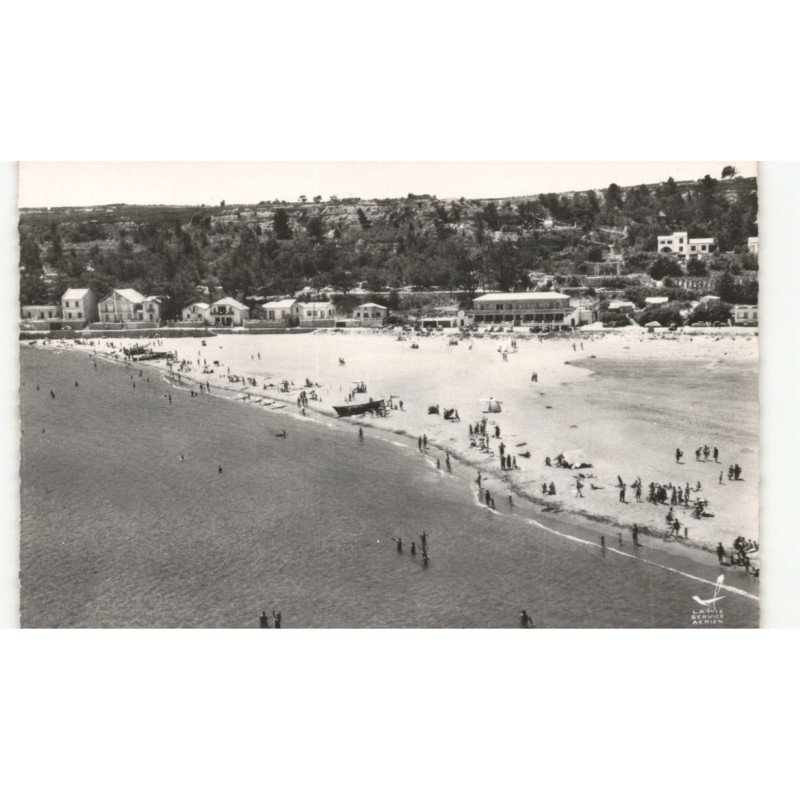 LA FRANQUI-PLAGE: la plage et les villes vue aérienne 10X15 - très bon état