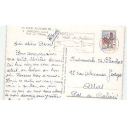 FABREZAN: pont sur l'orbieu vue aérienne 10X15 - très bon état
