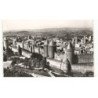 CARCASSONNE: vue générale de la cité vue aérienne 10X15 - très bon état