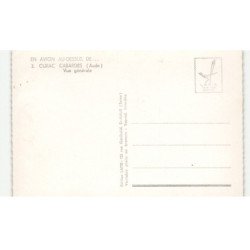 CUXAC CABARDES: vue générale vue aérienne 10X15 - très bon état