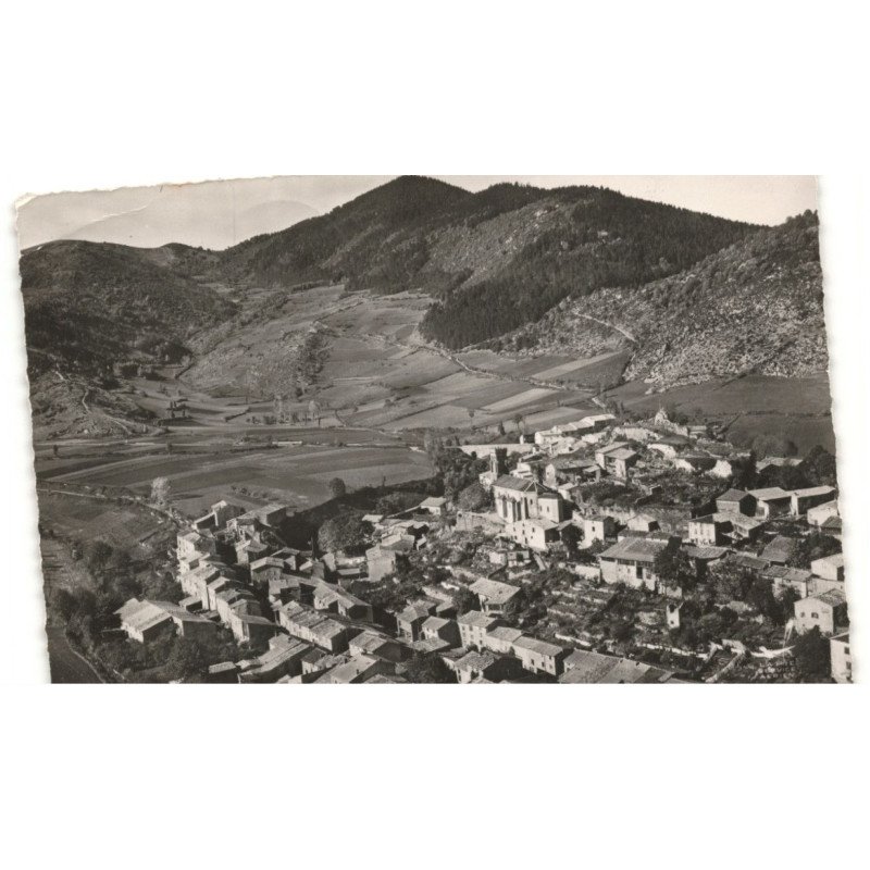 BELCAIRE: vue générale vue aérienne 10X15 - très bon état