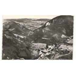 RENNES-les-BAINS: vue générale, le cardou et le pic de cucurou aérienne 10X15 - très bon état