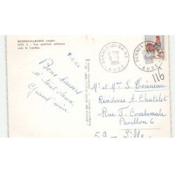 RENNES-les-BAINS: vue générale aérienne 10X15 - très bon état