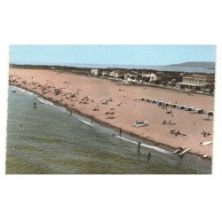 LEUCATE: la plage vue aérienne 10X15 - très bon état