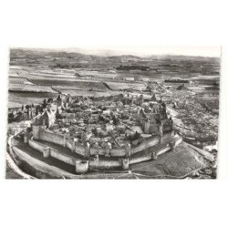 CARCASONNE: vue générale vue aérienne 10X15 - très bon état