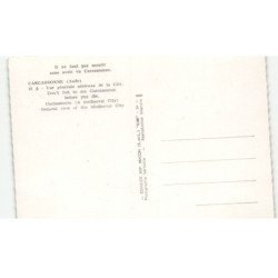 CARCASONNE: vue générale vue aérienne 10X15 - très bon état