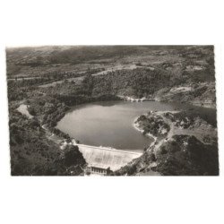 LE BOUSQUET: barrage de castelnau vue aérienne 10X15 - très bon état