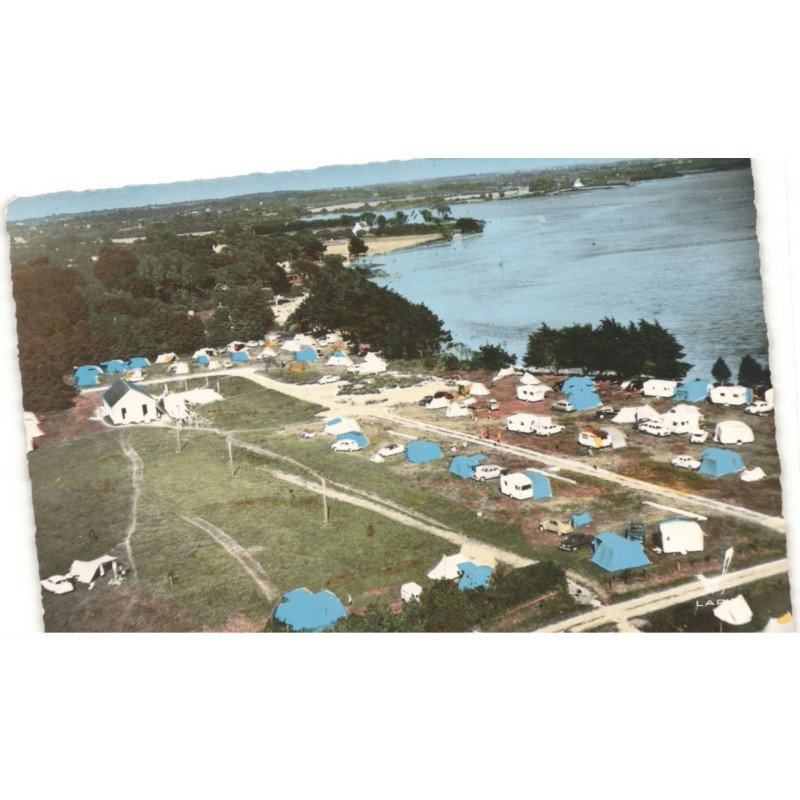 BENODET: camping du letty 1er catégorie vue aérienne 10x15 - très bon état