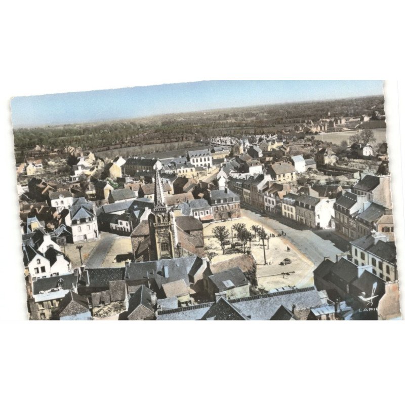 BANNALEC: vue panoramique vue aérienne 10x15 - très bon état