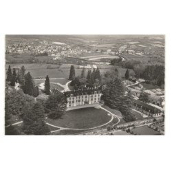 SAINT-HONORE-les-BAINS: château de la montagne vue aérienne 10x15 - très bon état
