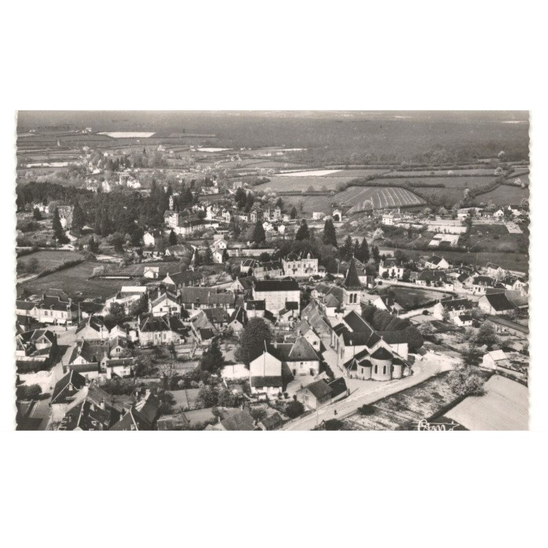 SAINT-HONORE-les-BAINS: vue générale vue aérienne 10x15 - très bon état