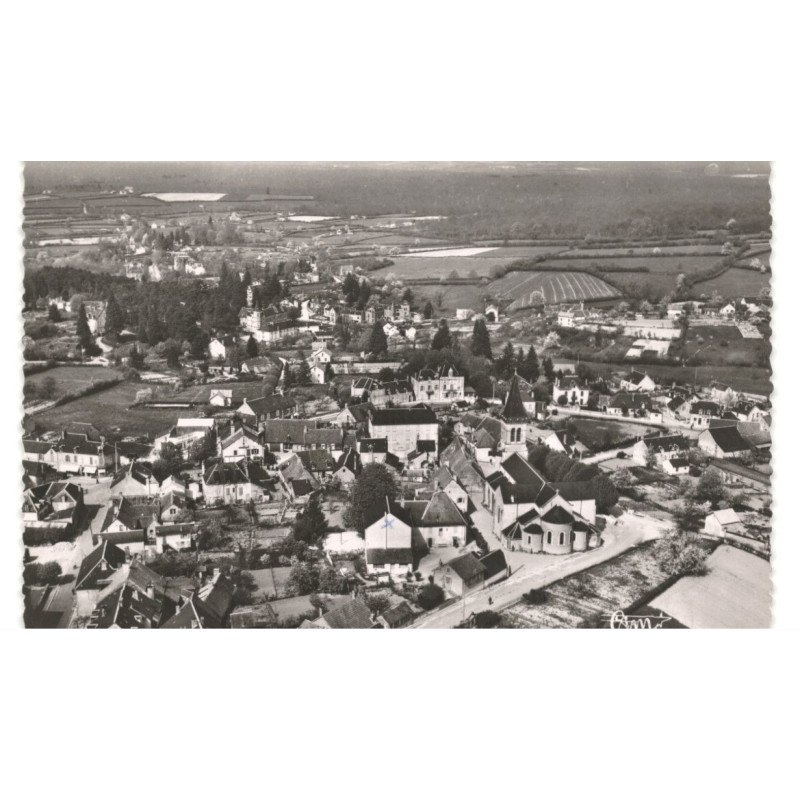 SAINT-HONORE-les-BAINS: vue générale vue aérienne 10x15 - très bon état