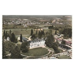 SAINT-HONORE-les-BAINS: château de la montagne vue aérienne 10x15 - très bon état