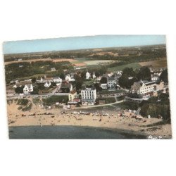 LE POULDU: la plage, les hôtels, les villas vue aérienne 10x15 - très bon état