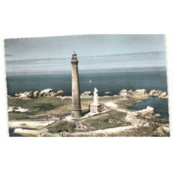 PLOUGUERNEAU: phare de l'île vierge vue aérienne 10x15 - très bon état