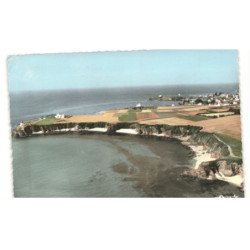 LE POULDU: la côte vue aérienne 10x15 - très bon état