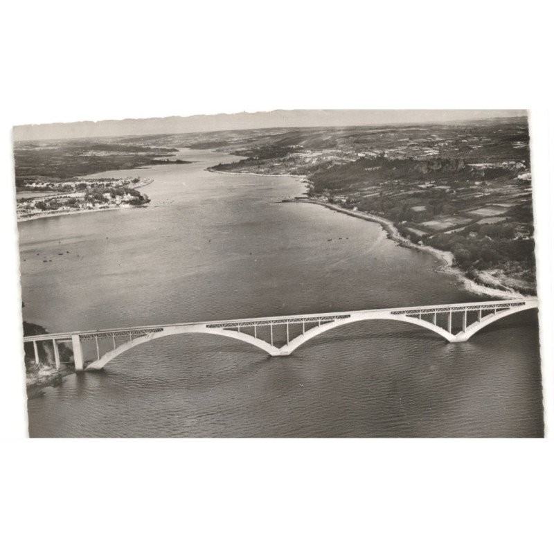 PLOUGASTEL-DAOULAS: le pont albert-louppe vue aérienne 10x15 - très bon état