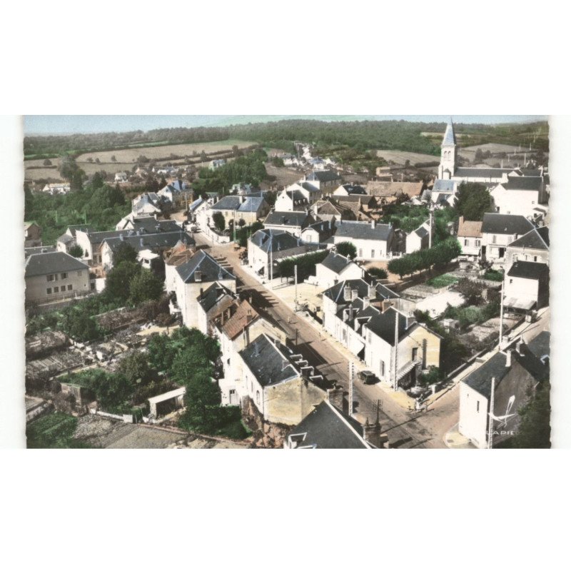 SAINT-HONORE-les-BAINS: vue générale vue aérienne 10x15 - très bon état