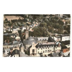 QUIMPERLE: basse-ville, église sainte-croix vue aérienne 10x15 - très bon état
