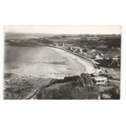 PLOUGASNOU PRIMEL-TREGASTEL: la plage et les hôtels vue aérienne 10x15 - très bon état