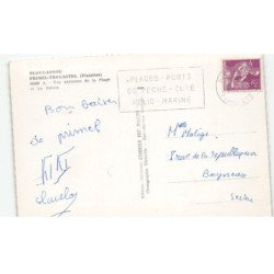 PLOUGASNOU PRIMEL-TREGASTEL: la plage et les hôtels vue aérienne 10x15 - très bon état