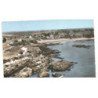LE POULDU: la côte, les rochers, la plage à marée basse vue aérienne 10x15 - très bon état