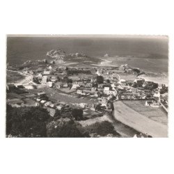 PLOUGASNOU PRIMEL-TREGASTEL: vue générale de la pointe vue aérienne 10x15 - très bon état timbre arraché
