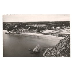 MORGAT: la plage vue aérienne 10x15 - très bon état