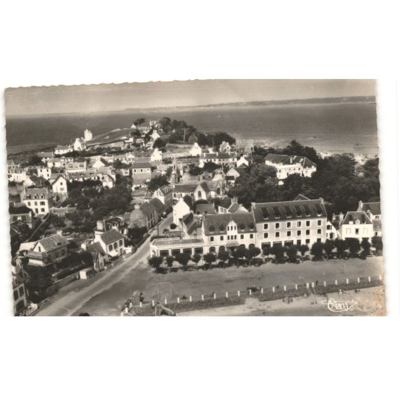 LOCQUIREC: hôtel armorique et la pointe vue aérienne 10x15 - très bon état