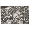 LANDIVISIAU: le centre, la poste, l'église la place le champ de foire vue aérienne 10x15 - très bon état