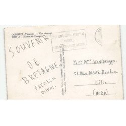 COMBRIT: château du cosquer vue aérienne 10x15 - très bon état