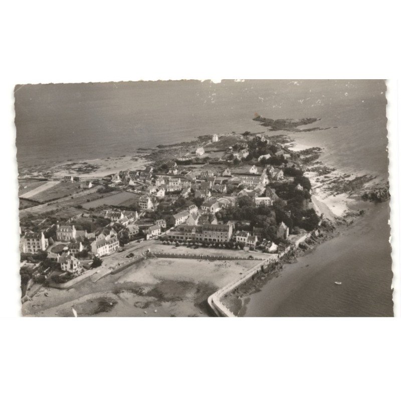 LOCQUIREC: port et pointe vue aérienne 10x15 - très bon état