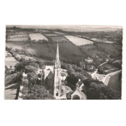 CHATEAUNEUF: chapelle notre-dame des portes de l'esplanade vue aérienne 10x15 - très bon état