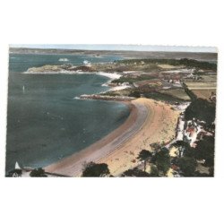 CARENTEC: plage du kélenn vue aérienne 10x15 - très bon état
