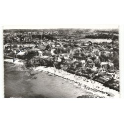 CARANTEC: plage de la grève blanche vue aérienne 10x15 - très bon état
