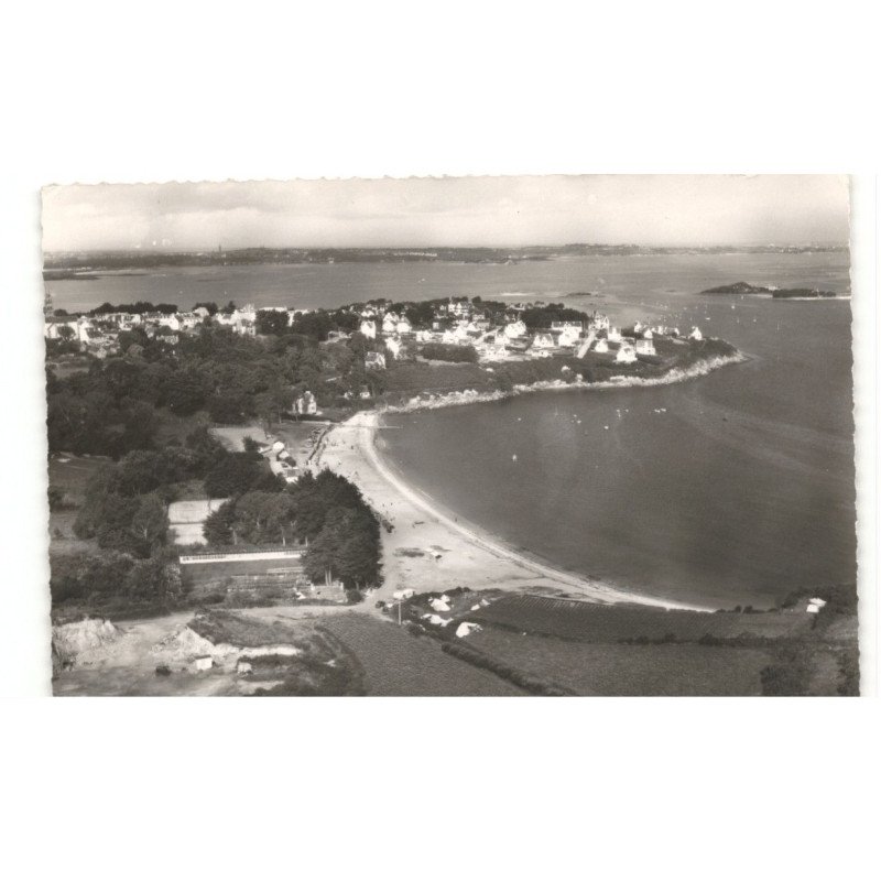 CARANTEC: la plage du kélenn vue aérienne 10x15 - très bon état