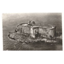 CARANTEC: le château du taureau vue aérienne 10x15 - très bon état