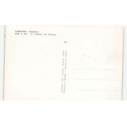CARANTEC: le château du taureau vue aérienne 10x15 - très bon état