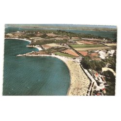 CARANTEC: plage du kélenn et de la côte vue aérienne 10x15 - très bon état