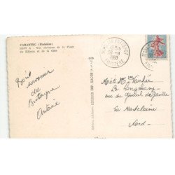 CARANTEC: plage du kélenn et de la côte vue aérienne 10x15 - très bon état