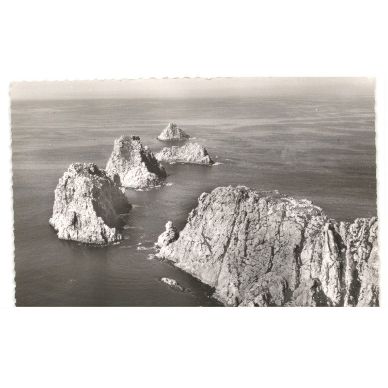 CAMARET: pointe de camaret et les tas de pois vue aérienne 10x15 - très bon état